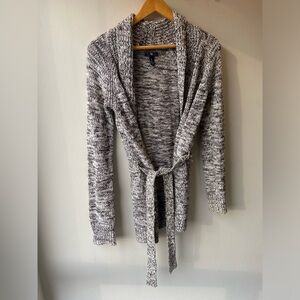 🦋 2/$20 Gap longline marled grey knit cardigan